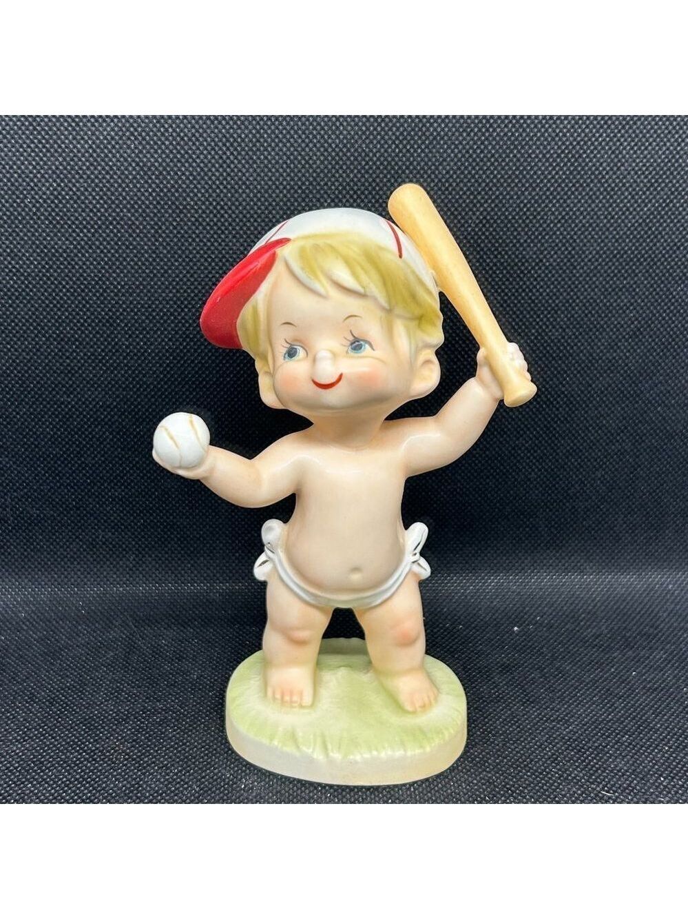 Vintage Inarco Baseball Baby Boy figurine E-5928